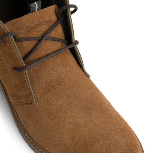 NEW BARBOUR Men's Suede Chukka Boots Fawn 1065MN - Picture 4 of 9